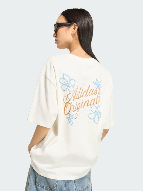 adidas adidas T-Shirt 165326 Biały Oversize