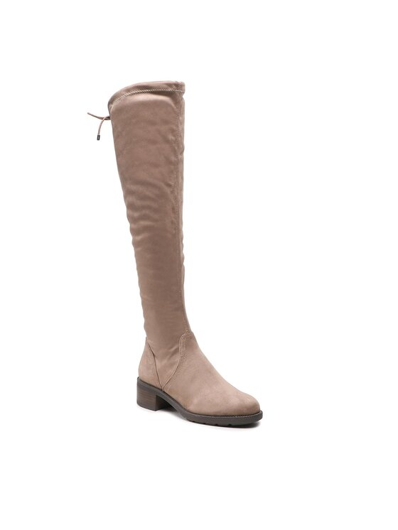 Tamaris Tamaris Stivali sopra il ginocchio 1-25507-29 Beige