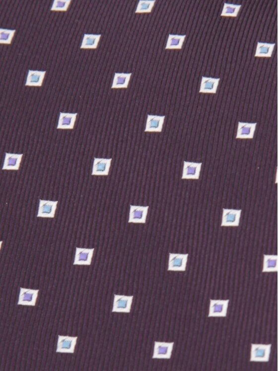 LARS LARS Krawat P3389 Bordowy