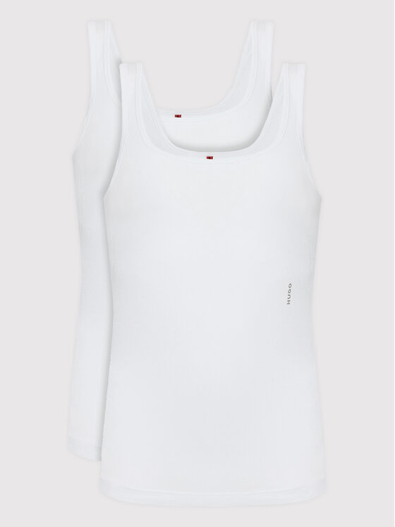 HUGO Hugo 2er-Set Tops 50469682 Weiß Regular Fit