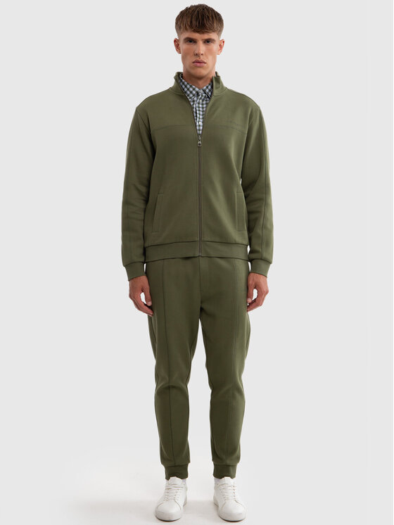 BIG STAR BIG STAR Bluza WLADOR_303_170 Khaki Comfort Fit