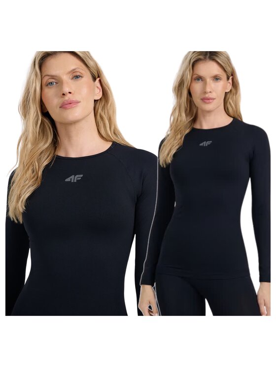 4F 4F Intimo termico pezzo sopra 4FWAW25USEAF220-20S Nero