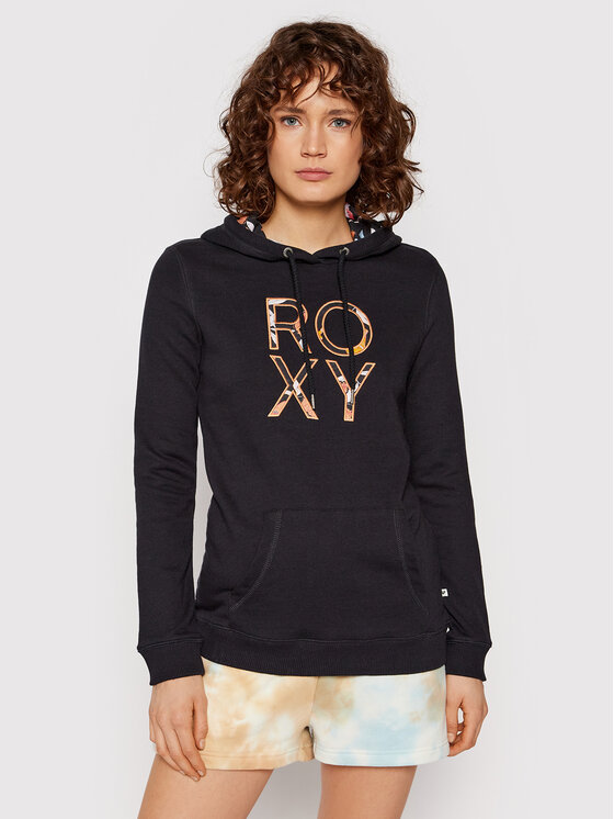 Roxy Roxy Світшот Right On Time ERJFT04515 Чорний Regular Fit