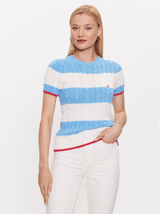 Polo Ralph Lauren Polo Ralph Lauren Pulover 211913765002 Modra Regular Fit