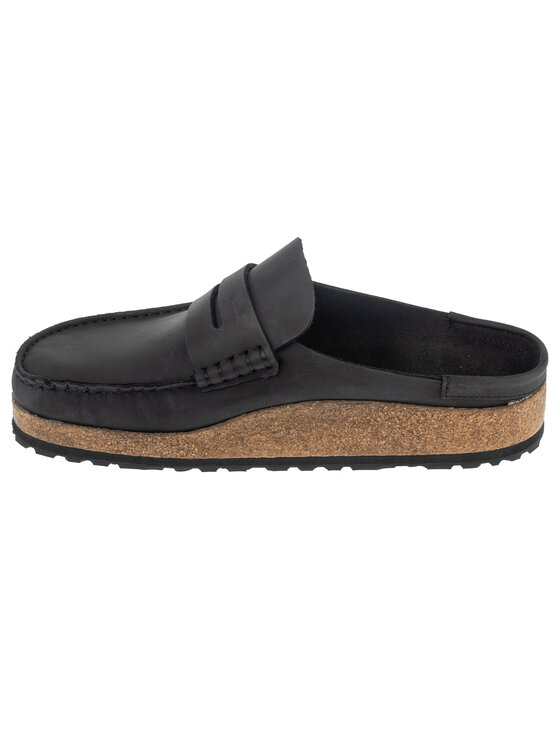 Birkenstock Birkenstock Klapki Naples Leoi Czarny