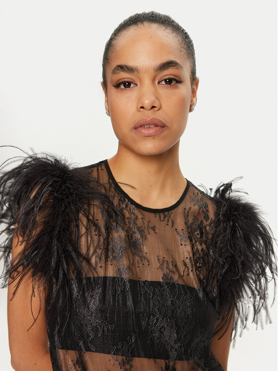 PINKO PINKO Bluză 102838 A1L7 Negru Regular Fit