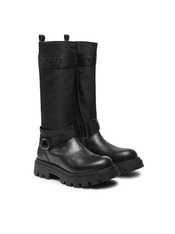TWINSET TWINSET Μπότες Stivale 242GCJ S Μαύρο