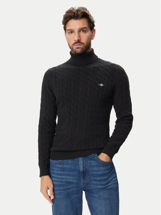 Gant Gant Rolák 8050607 Černá Regular Fit