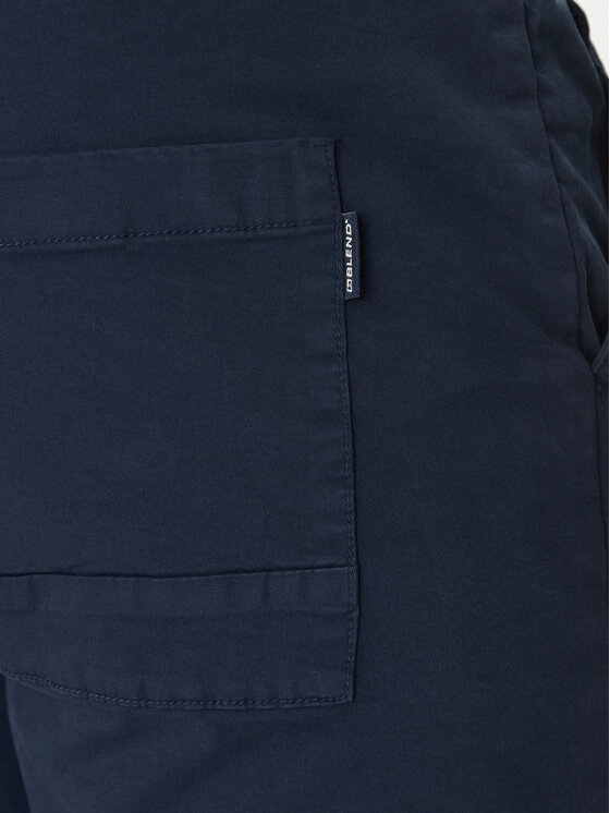 Blend Blend Auduma šorti 20718156 Tumši zils Regular Fit
