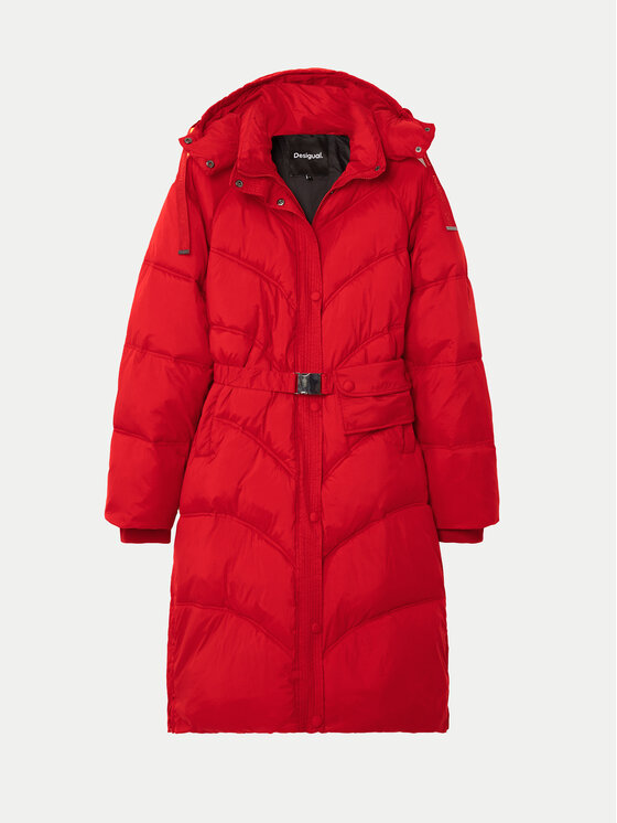 Desigual Desigual Giubbotto invernale Copenhague 24WWEWA9 Rosso Relaxed Fit