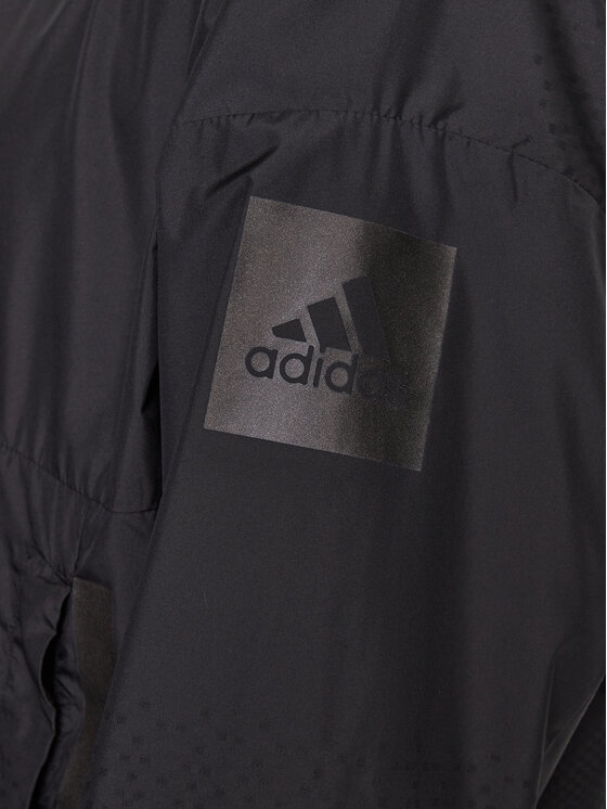 adidas Ubergangsjacke MYSHELTER Windweave Hooded Pullover HT8761 Schwarz Loose Fit Modivo