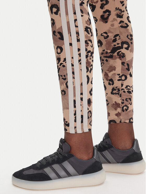 adidas adidas Pajkice Animal Print 3-Stripes JM1865 Bež Slim Fit