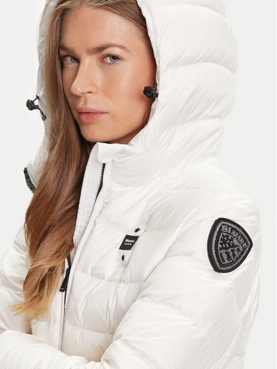 Blauer Blauer Μπουφάν πουπουλένιο 25WBLDK03102 Λευκό Regular Fit