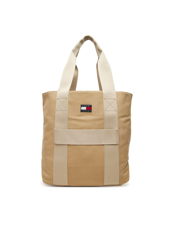 Tommy Jeans Tommy Jeans Krepšys Retro Cool Tote AM0AM13278 Smėlio