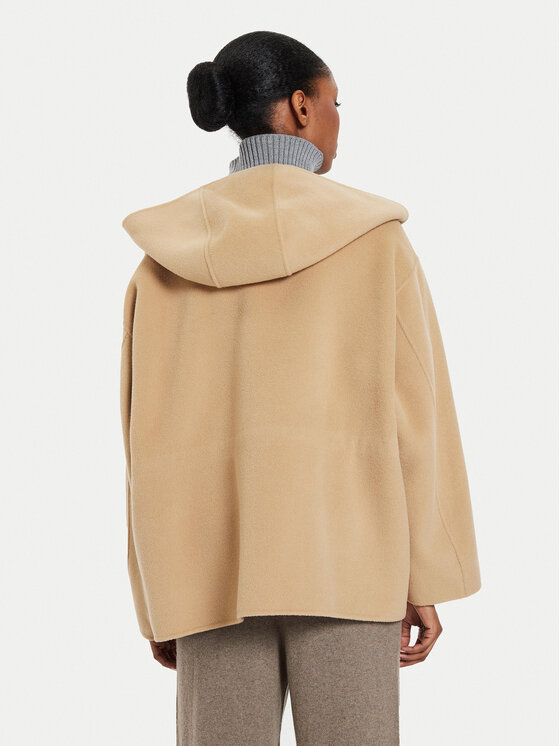 Weekend Max Mara Weekend Max Mara Palton de lână Gennaio 2425086021 Bej Regular Fit