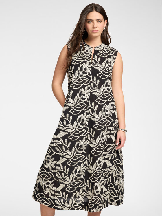 Elena Mirò Elena Mirò Sukienka koktajlowa 7090P100324N001 Czarny A-Line Fit