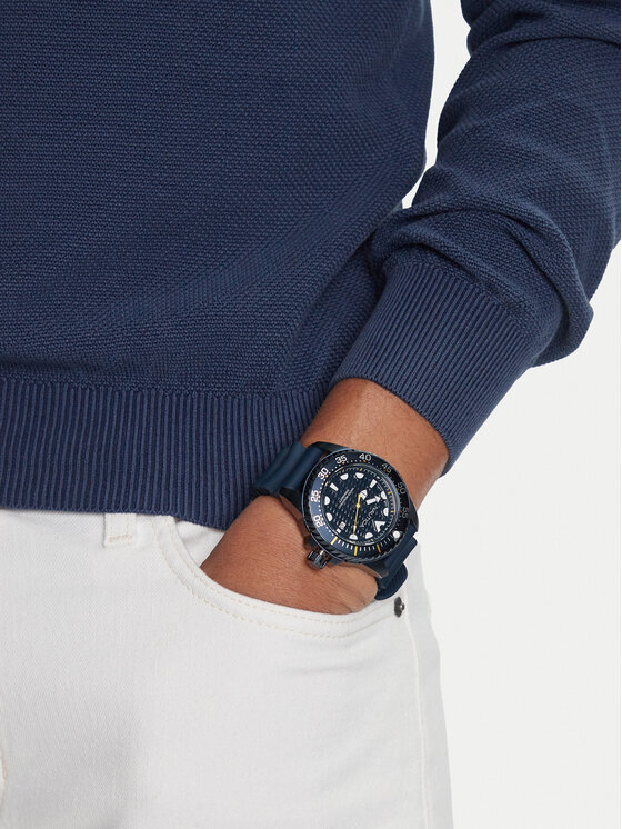 Nautica Nautica Zegarek Sporty SET NAPSDS506 Granatowy