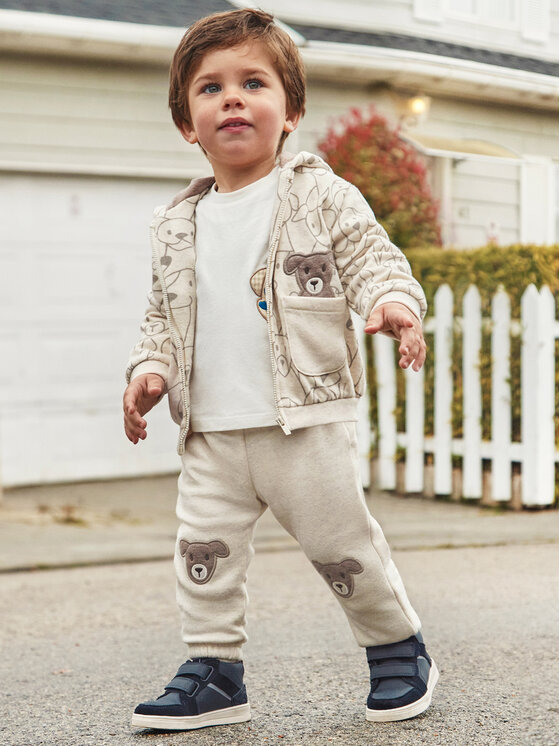 Mayoral Mayoral 2er-Set Jogginghosen und Sweatshirt 2823 Beige Regular Fit