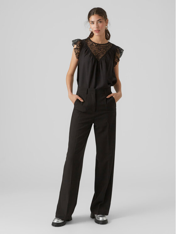 Vero Moda Bluse 10295688 Schwarz Regular Fit | Modivo.de 