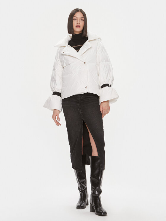 Liu Jo Sport Liu Jo Sport Geacă de iarnă TF3140 T3584 Alb Regular Fit