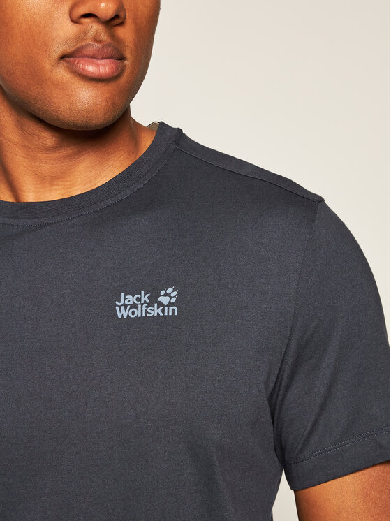 Jack Wolfskin Jack Wolfskin Tričko Essential T 1805781 Tmavomodrá Regular Fit