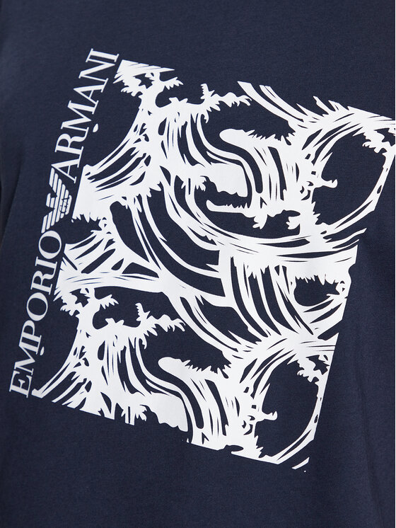Emporio Armani Underwear Emporio Armani Underwear T-Shirt 211818 3R468 18436 Granatowy Regular Fit