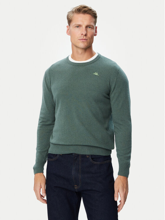 Robe di Kappa Robe di Kappa Пуловер Lamb Bimbereke 670477X Зелен Regular Fit