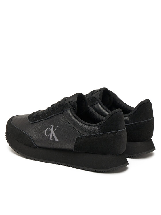 Calvin Klein Jeans Calvin Klein Jeans Sneakersy Runner Laceup Low Mix Mg YW0YW01798 Czarny
