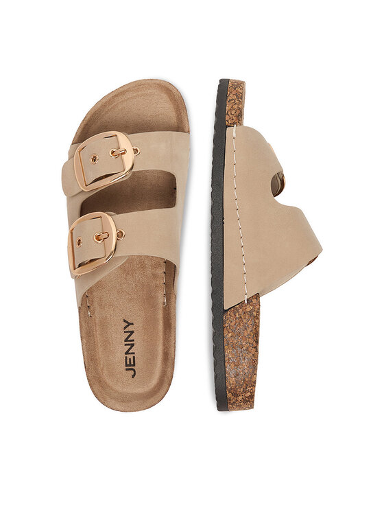 JENNY JENNY Pantoletten CEO-WS1128-52 Beige