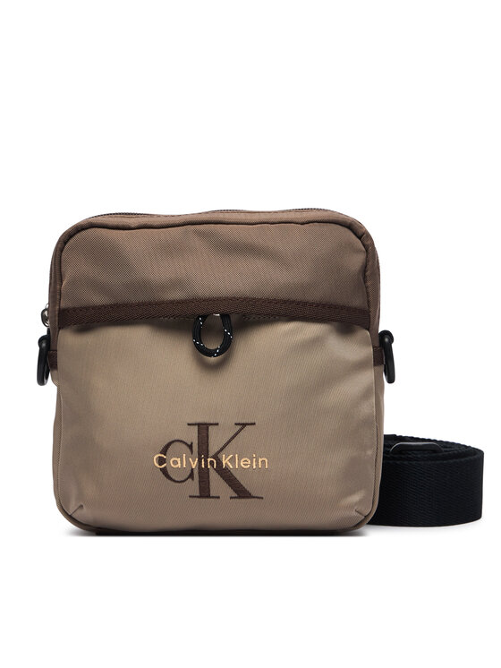 Calvin Klein Calvin Klein Taška cez rameno Bold Clrblk Square Crossobdy LV04D3519G Hnedá