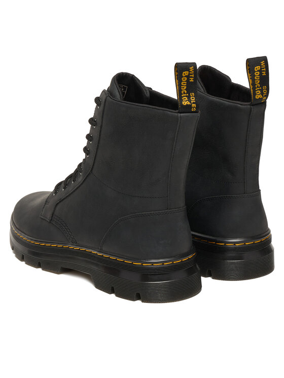 Dr. Martens Dr. Martens Gležnjarji Combs Leather Casual Boots DM26007001 Črna