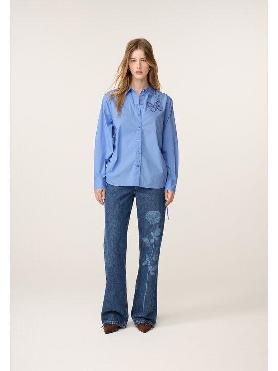 Fabienne Chapot Fabienne Chapot Koszula 6837-1864-98 Niebieski jasny Regular Fit