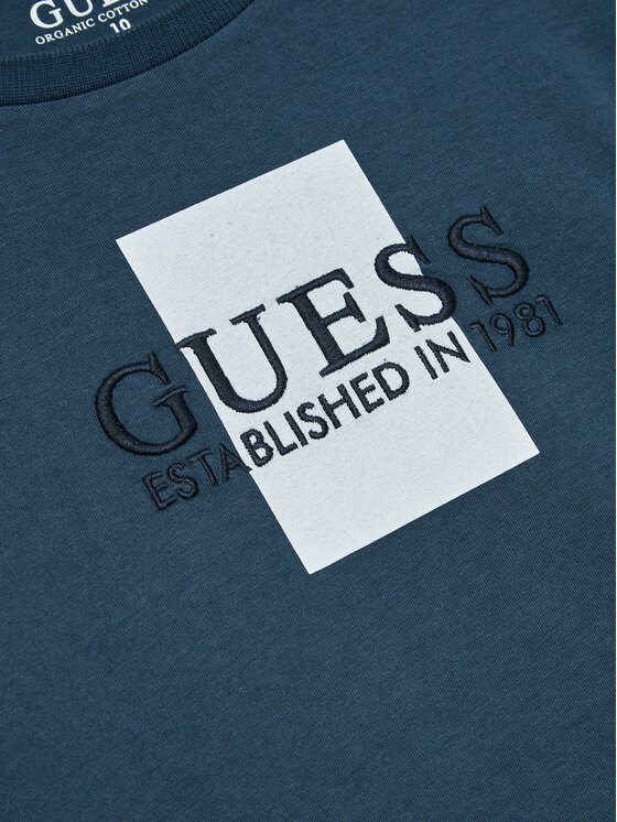 Guess Guess Blúz L3BI10 I3Z14 Sötétkék Regular Fit