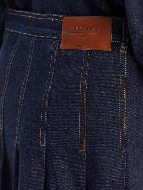 Weekend Max Mara Weekend Max Mara Teksaselik Ovale 2615101071 Tumesinine Regular Fit