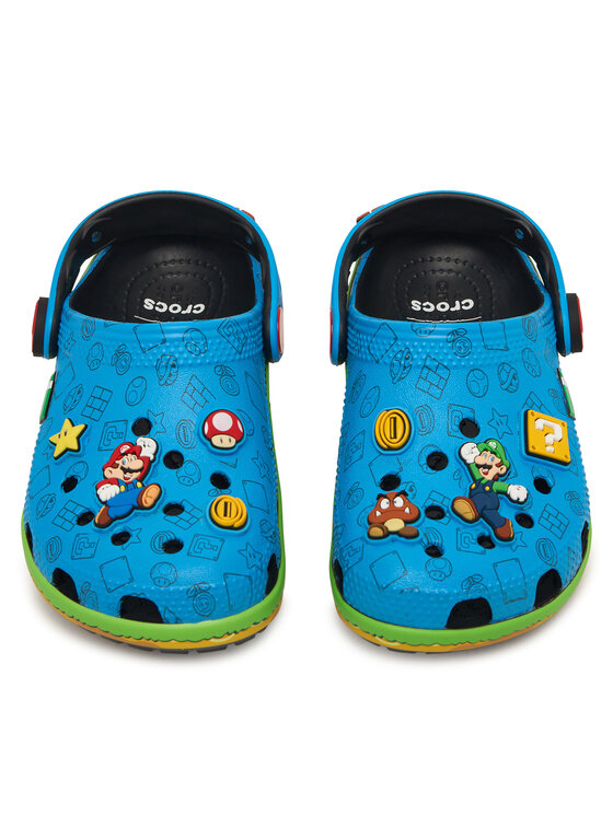 Crocs Şlapi Super Mario Core Classic Clog Kids 212140 Colorat