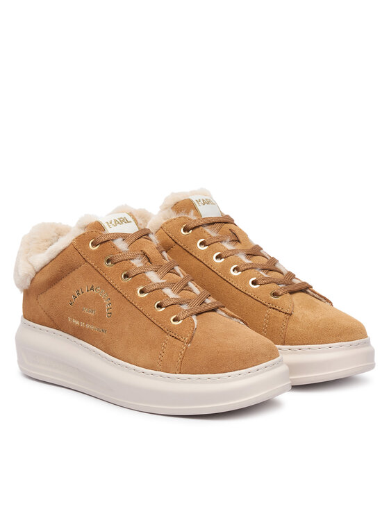 KARL LAGERFELD KARL LAGERFELD Sneakersy Kapri KL62537L Beżowy