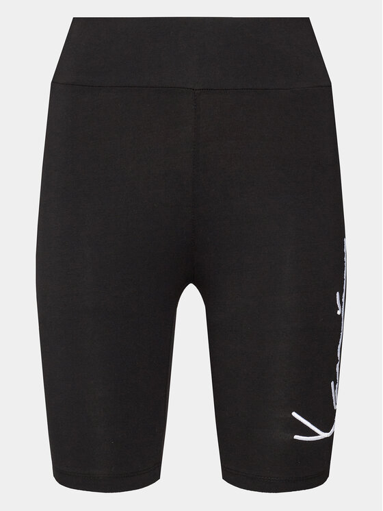 Karl Kani Karl Kani Cyklistické šortky Signature Essential Cycling 61040008 Černá Slim Fit