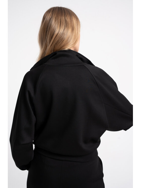 CLICK CLICK Kurtka przejściowa 71-0108 Czarny Modern Relaxed Fit