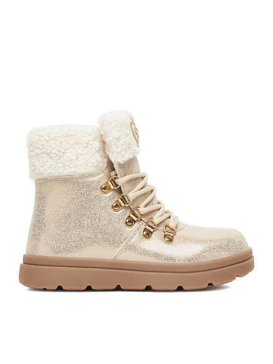 DeeZee DeeZee Schnürschuhe CEO-CM241129-3 Goldfarben