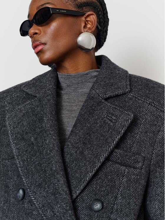 La Mania La Mania Cappotto ORLANDO 2 Grigio Classic Fit