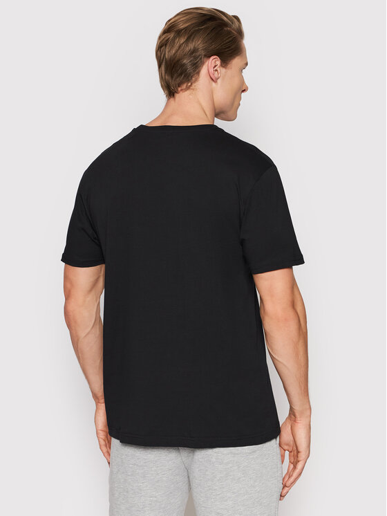 Alpha Industries Alpha Industries Tričko Basic Reflective Print 100501RP Čierna Regular Fit