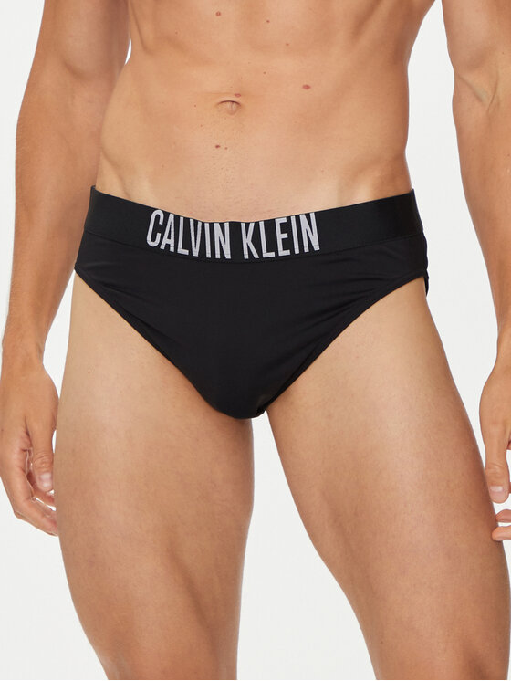 Calvin Klein Swimwear Plavky KM0KM01057 Čierna