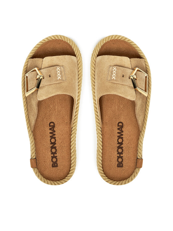 Bohonomad Bohonomad Pantoletten Corsica COR.12-00044 Beige