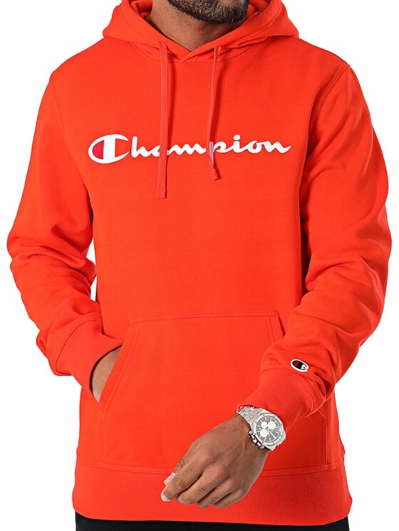 Champion Champion Bluza 220253-OS014 Pomarańczowy Standard Fit