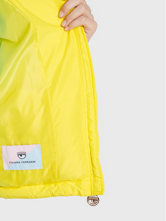 Chiara Ferragni Chiara Ferragni Pernata jakna 73CBUD03 Žuta Relaxed Fit