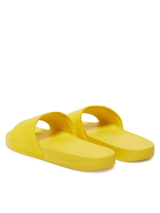 Lacoste Lacoste Şlapi Serve Sliders 7-49CMA0041 Galben