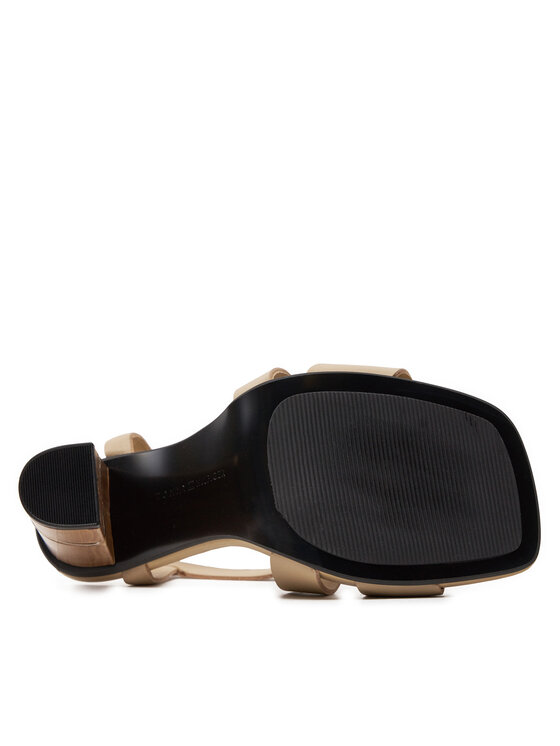 Tommy Hilfiger Tommy Hilfiger Sandały Hardware Block High Heel FW0FW07016 Brązowy
