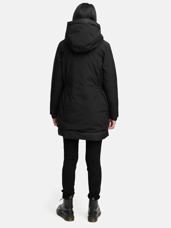 Navahoo Navahoo Kurtka zimowa Winterprinzessin Czarny Regular Fit