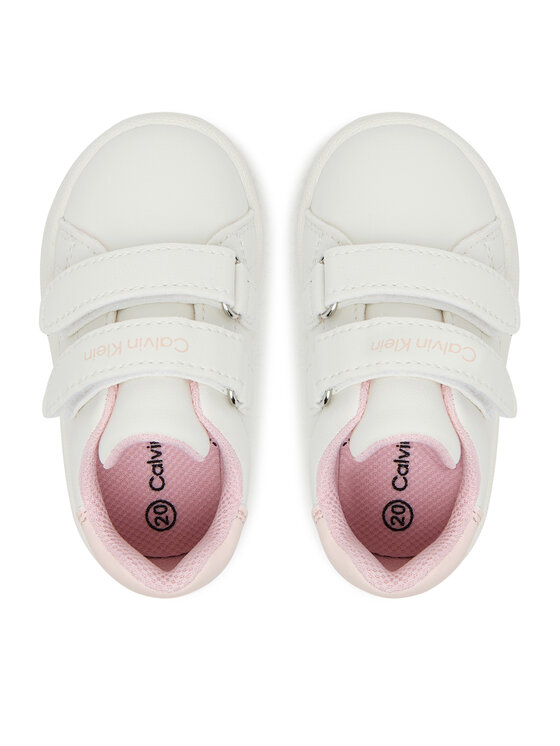 Calvin Klein Calvin Klein Сникърси Low Cut Velcro Sneaker V1A9-83087-1355 M Бял