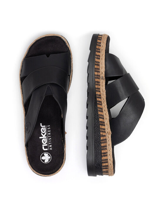 Rieker Rieker Espadrilky V7989-00 Čierna